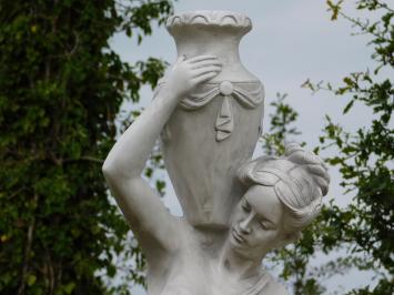 Statue Frau mit Krügen – 130 cm – Polystone