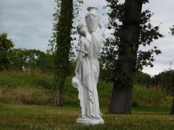 Statue Frau mit Krügen – 130 cm – Polystone