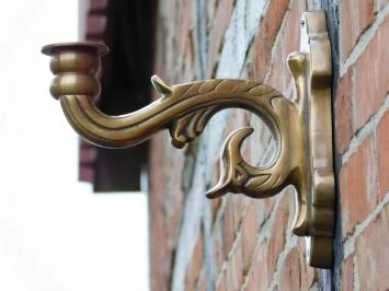 Bras mural classique pour lampe - Bronze