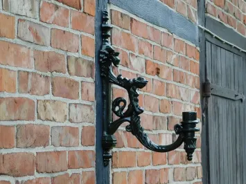 Klassischer Wandarm – Aluminium – 51 cm – schwarz oder grün