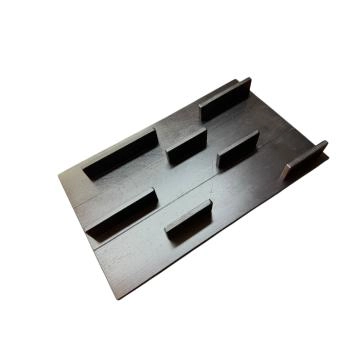 Plaque murale en bois - noire - grand support pour le mur