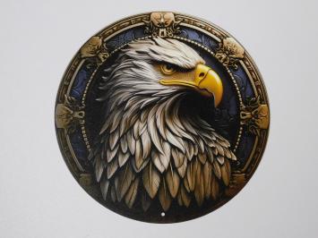 Wandschild Eagle - Metall