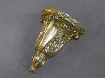 Sierlijke wandconsole  - goud - polystone