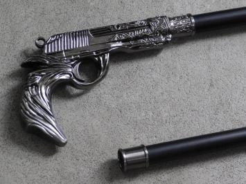 Wandelstok pistolera - aluminium - 93cm
