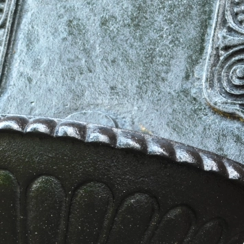 Wandbrunnen Löwe – Schwarz – 75 cm – Gusseisen