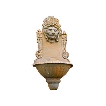 Wandfontein leeuw - 75 cm - gietijzer - klassiek waterornament