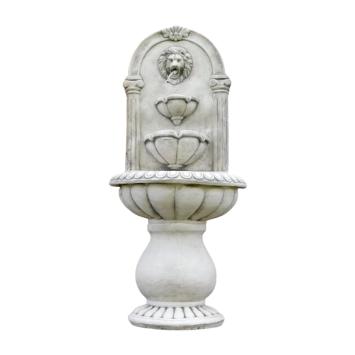 Wandfontein leeuw - 105 cm - steen - klassieke waterspuwer 