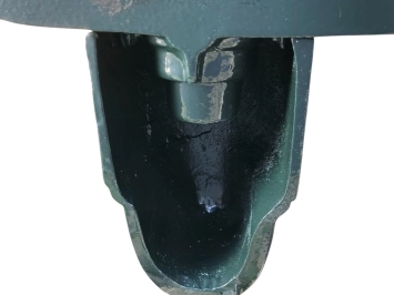 Fontaine murale – 80 cm – aluminium noir avec robinet en laiton