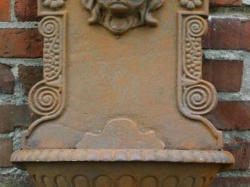 Fontaine murale lion - 75 cm - fonte - ornement aquatique classique
