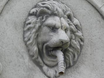 Fontaine murale lion - 105 cm - pierre - gargouille classique