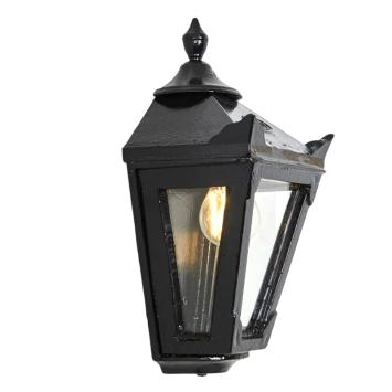 Applique murale noire - victorienne - fonte - design plat