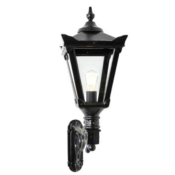 Applique murale « Classic » - fonte noire - grand modèle lampe de jardin