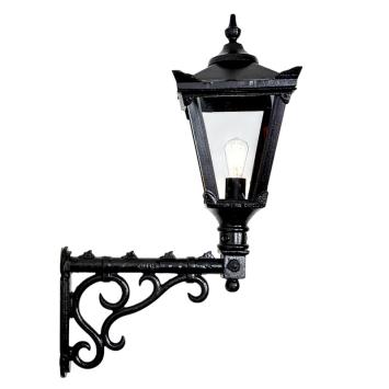 Wandlamp 'Classic' - gietijzer zwart - groot model tuinlamp