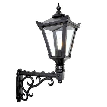 Applique murale « Classic » - fonte noire - grand modèle lampe de jardin