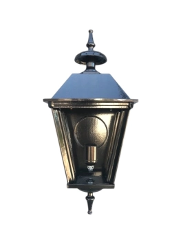 Wandlamp 'Milaan' zwart - klassieke buitenlamp van aluminium - 52 cm