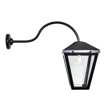 Wandlamp landelijk - gietijzer - zwarte buitenverlichting