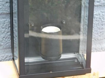 Lampe d'extérieur rustique et brocante Java - noir