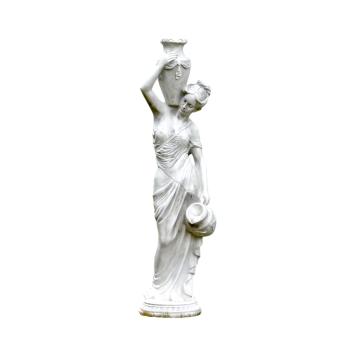 Vrouw met kruiken – 130 cm – klassiek polystone beeld