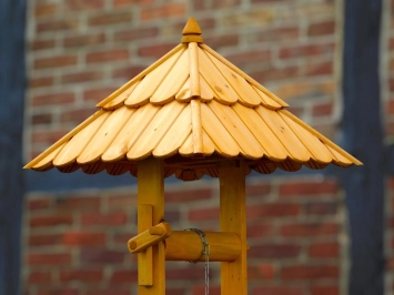 Decoratieve waterput - 130 cm - hout - tuindecoratie