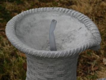 Wateruitloop met 4 Kruiken - 70 x 40 cm - Steen