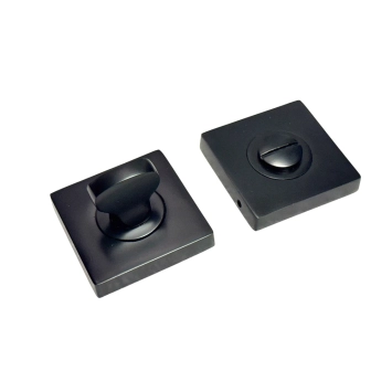 WC slot - mat zwarte sluiting - aluminium slot op rozet