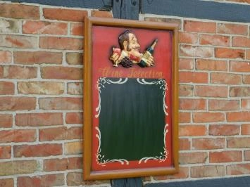 Enseigne murale en bois avec texte : 