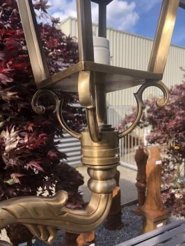 Applique murale carrée XL en cuivre et laiton, unique