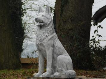 Statue Schäferhund XL – 80 cm – Stein