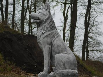 Statue Schäferhund XL – 80 cm – Stein
