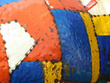 XXL-Elefant – Metall – handgefertigte Skulptur – 215 x 230 cm