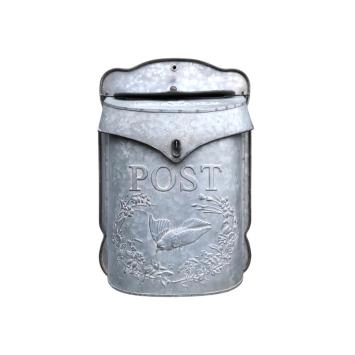 Brievenbus, wand postbus, zink, vintage, wandbrievenbus