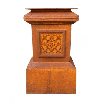 Sokkel - gietijzer - 55 cm - rustiek oppervlak - robuust