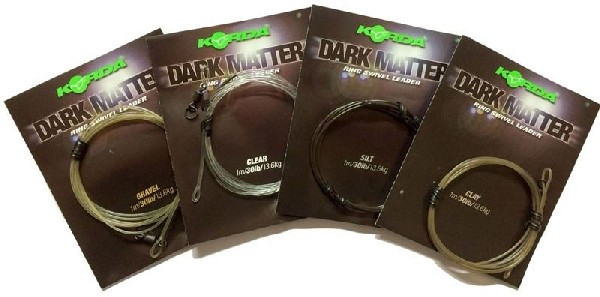 Korda Dark Matter Leader Size 8 Ring Swivel (50cm)