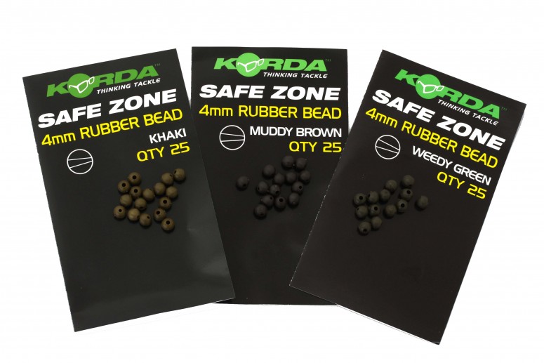 Korda Safe Zone 4mm Rubber Bead 25 stuks