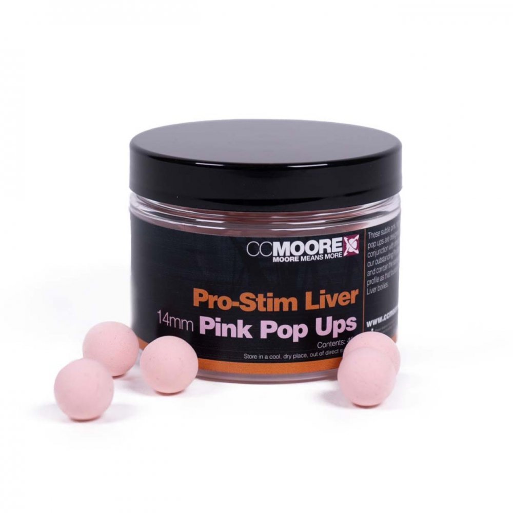 CC Moore Pro Stim Liver Pink Pop Ups 14 mm (45)