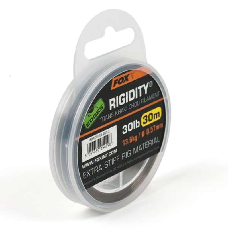 Fox Edges Rigidity Chod Filament 30m - Trans Khaki