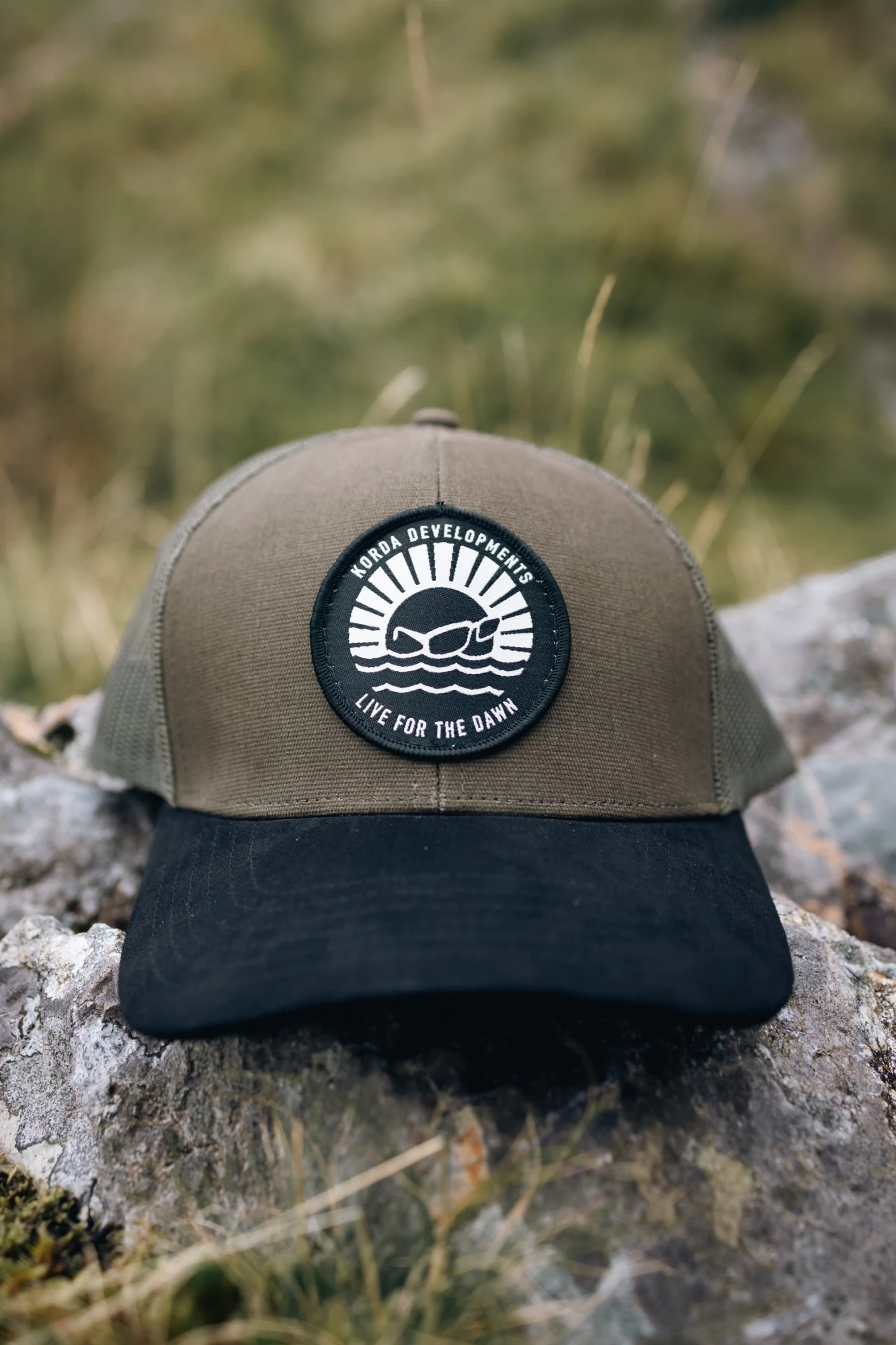 Casquette Korda Logo Patch Cap Dark Kamo