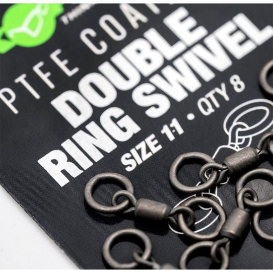 Korda Ptfe Double Ring Swivel Size 11 (8st)