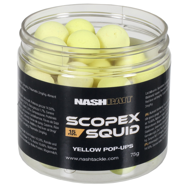 Nash Scopex Squid Yellow Pop-Ups
