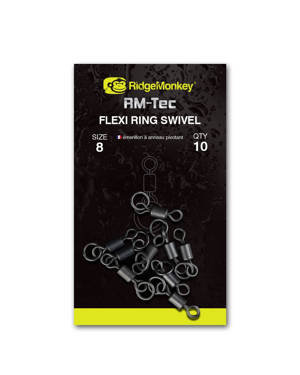 Ridgemonkey RM-Tec Flexi Ring Swivel Size 8