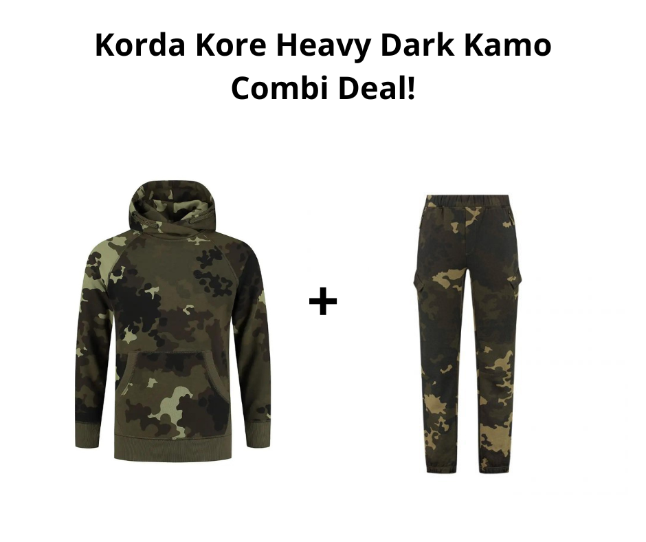 Korda Dark Kamo Hoodie + Joggers Combi Deal!