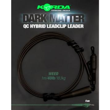 Korda Dark Matter Leader QC Hybrid Clip 1 meter