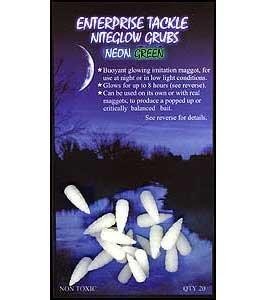 Enterprise Niteglow Grubs Neon Green