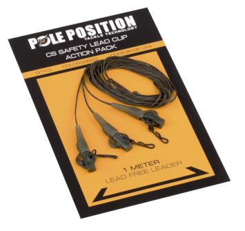 Pole Position Safety Lead Clip Action Pack (3 Pieces)