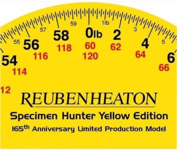Reuben Heaton Specimen Hunter Dual Rev 165th anniversary yellow limited edition.