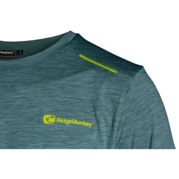 Ridgemonkey Apearel Cooltech T Shirt Green Junior