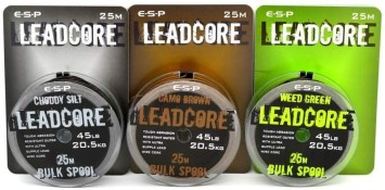 ESP Leadcore Bulk Spool 25 meter