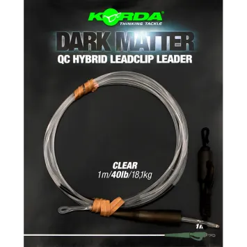 Korda Dark Matter Hybrid Leadclip Leader 1M