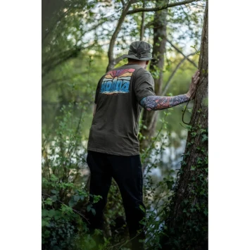 Korda Dawn Vibes T Shirt Dark Olive 