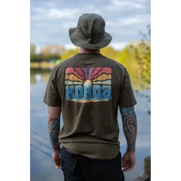 Korda Dawn Vibes T Shirt Dark Olive 